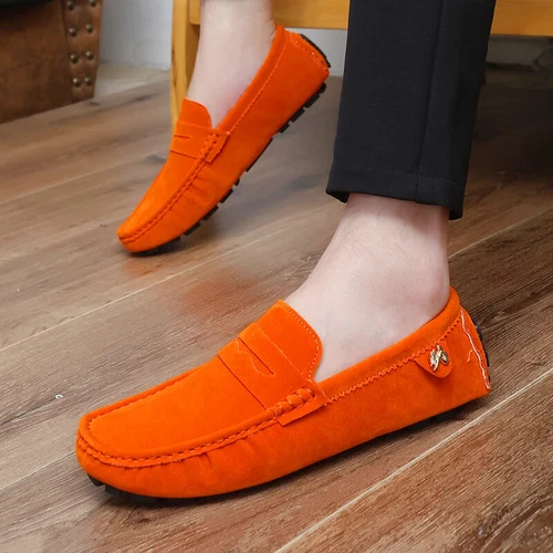 Loafers Women Boys Driving Shoes Moccasins Flats Designer Mens Loafers Pink - Bild 4 von 37
