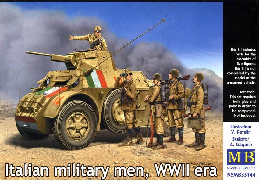 Masterbox - Italian Military Men - WWII Era - Maquette - 1:35 - Échelle 1:35 - Image 2