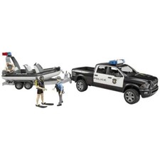 bruder Dodge RAM 2500 Polizei Pickup, L+S,Anh...