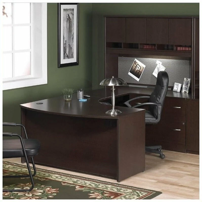 Bush Business Furniture Series C 4 Piece U Shape Right Bow Front