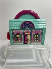 Vintage Toys 1995 Pound Puppies Teal Happy Home Hideout Play-set Miniature