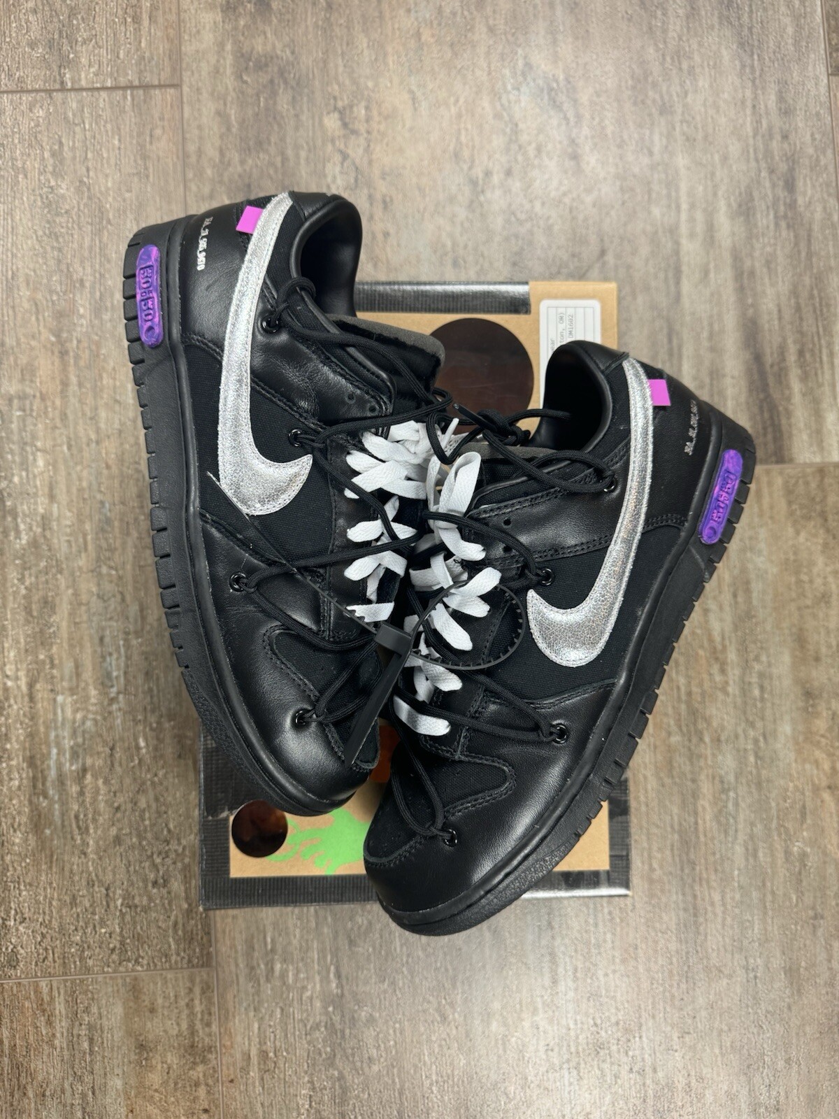 OFF WHITE X NIKE Taglia 10 Nike Off White x Dunk Low Lotto 50 di 50