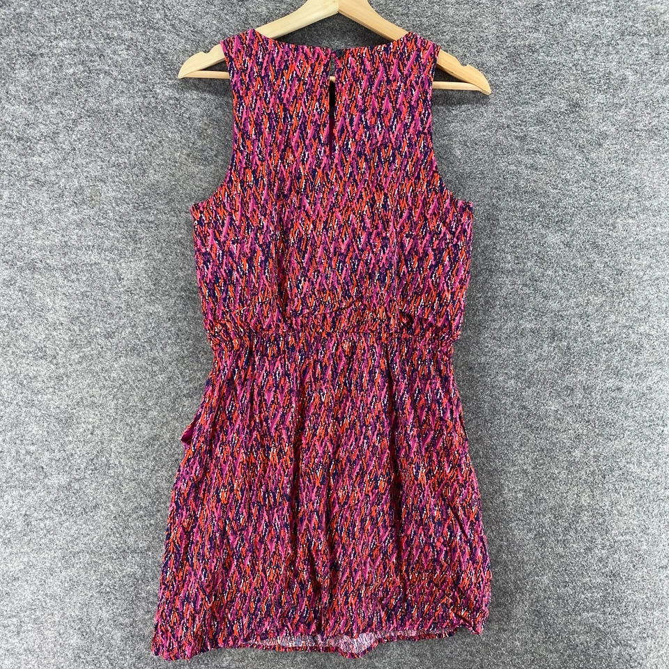 Vestido A New Approach Mujer M Mediano Rosa Funda Gepométrica Corto Forrado Informal Foto 2 de 4