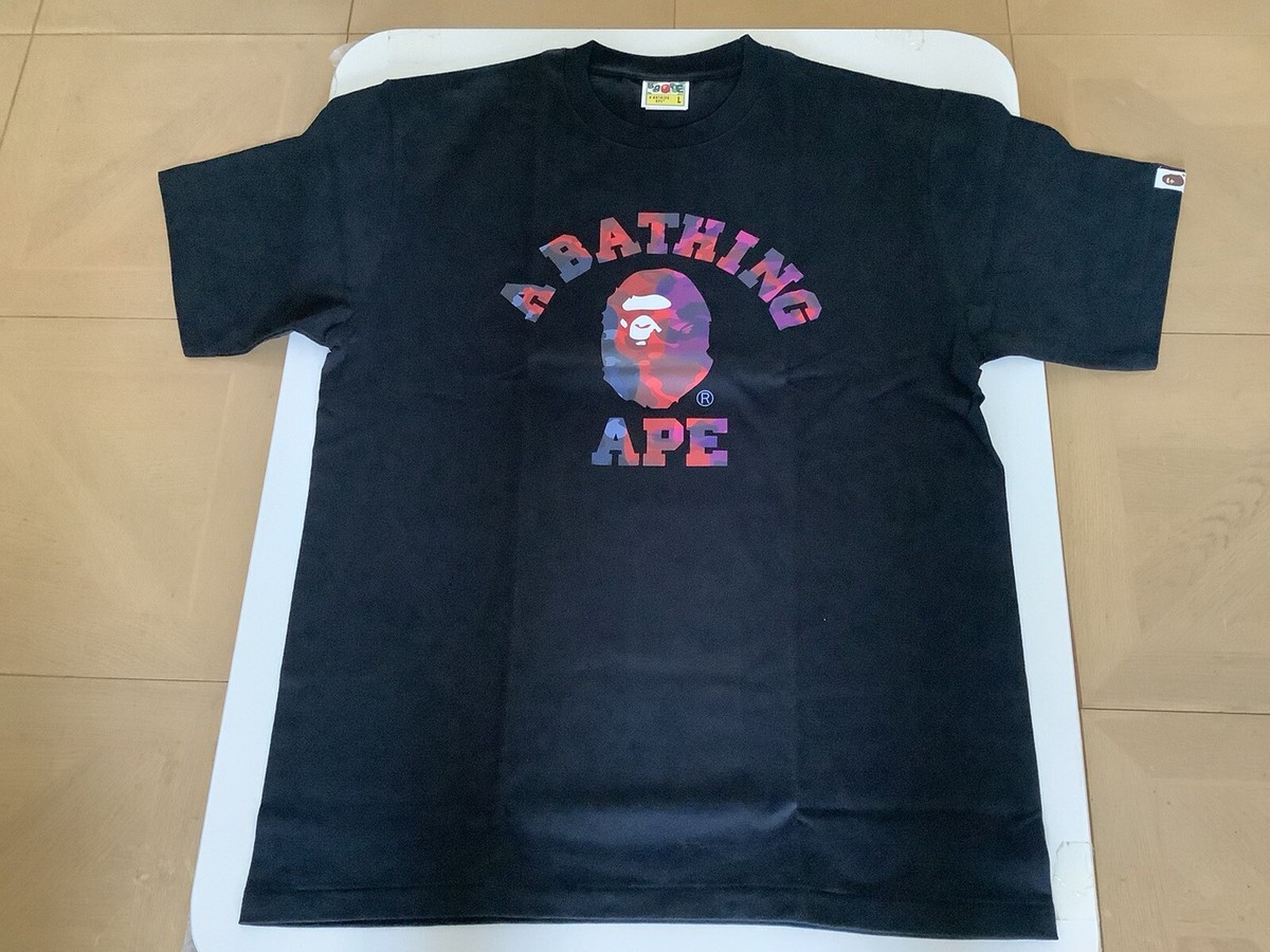 A BATHING APE BAPE 韓国　ソウル　CAMO シャツ　tシャツ A BATHING APE® Abc Camo Ape Face Tee | Bape official website