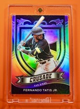PRIZM CRUSADE FERNANDO TATIS JR PADRES PHENOM NON AUTO PARALLEL REFRACTOR INSERT