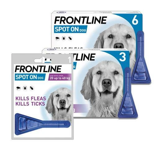 FRONTLINE SPOT ON LARGE DOG Flea Lice Tick Treatment Solutions
