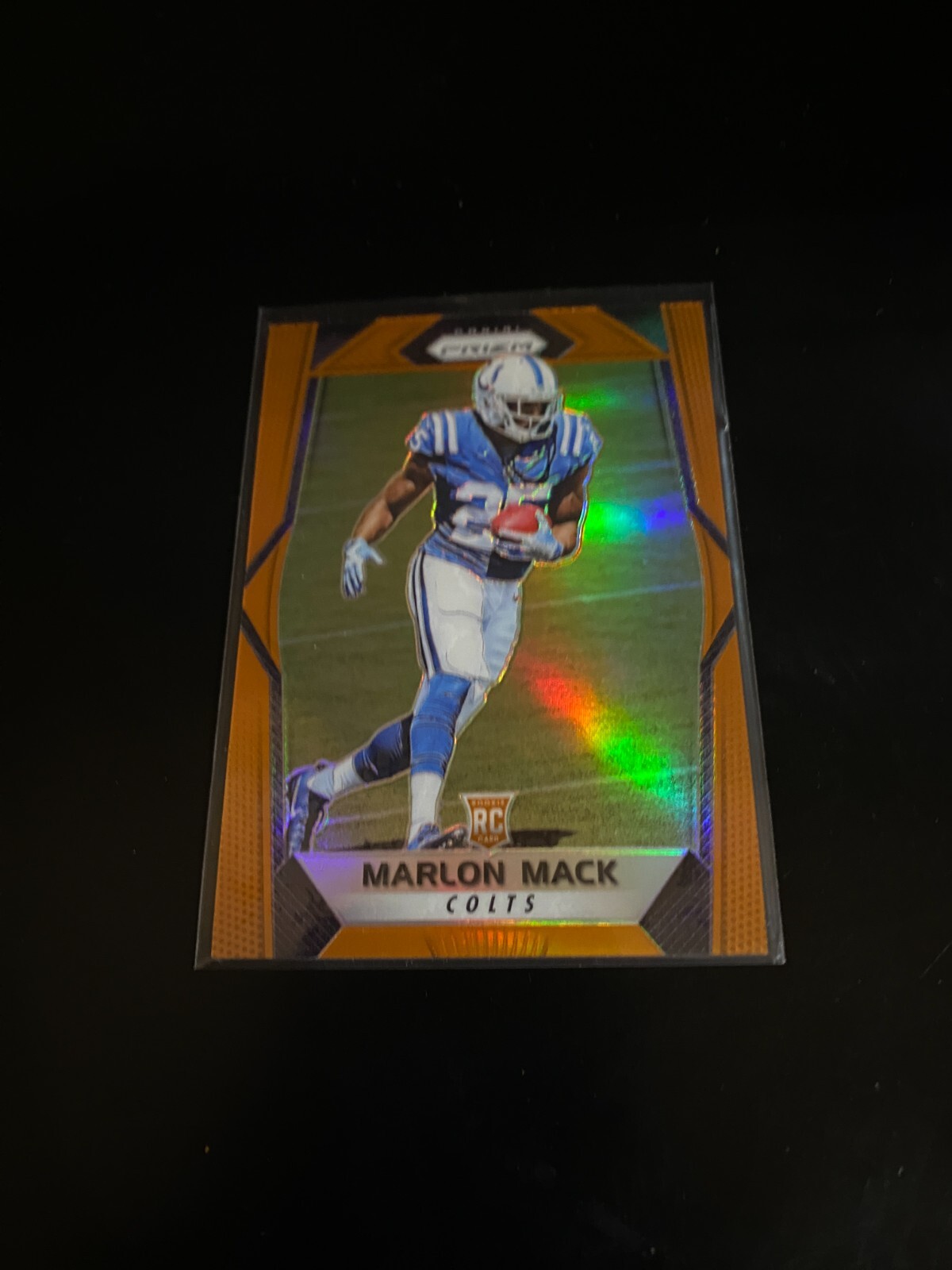 Marlon Mack 2017 Panini Prizm Orange Prizm /275 RC Colts 287