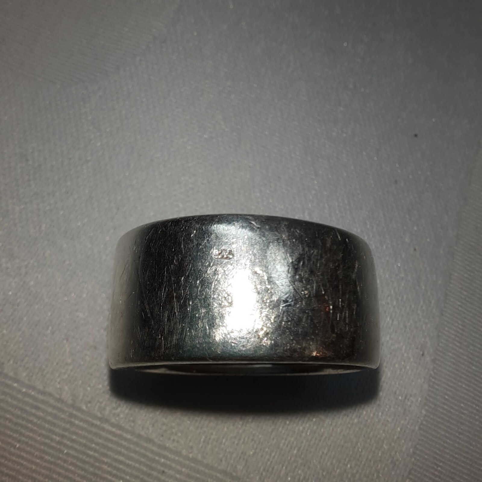 10K5 Beautiful Large Ring In Solid Silver 925 Zir… - image 5