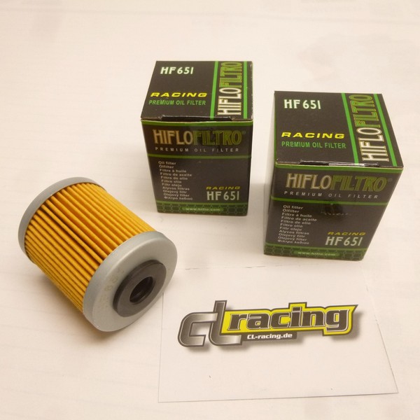 2X Hiflo HF651 ÖLfilter Oilfilter Passt An Gasgas Passt An Ktm Svartpilen 701-image