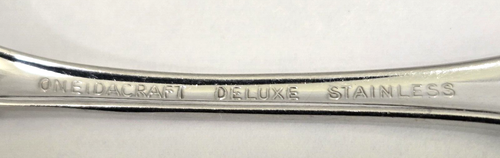 7 Oneida Oneidacraft CHATEAU Teaspoons Stainless Deluxe Flatware Silverware - Picture 9 of 9
