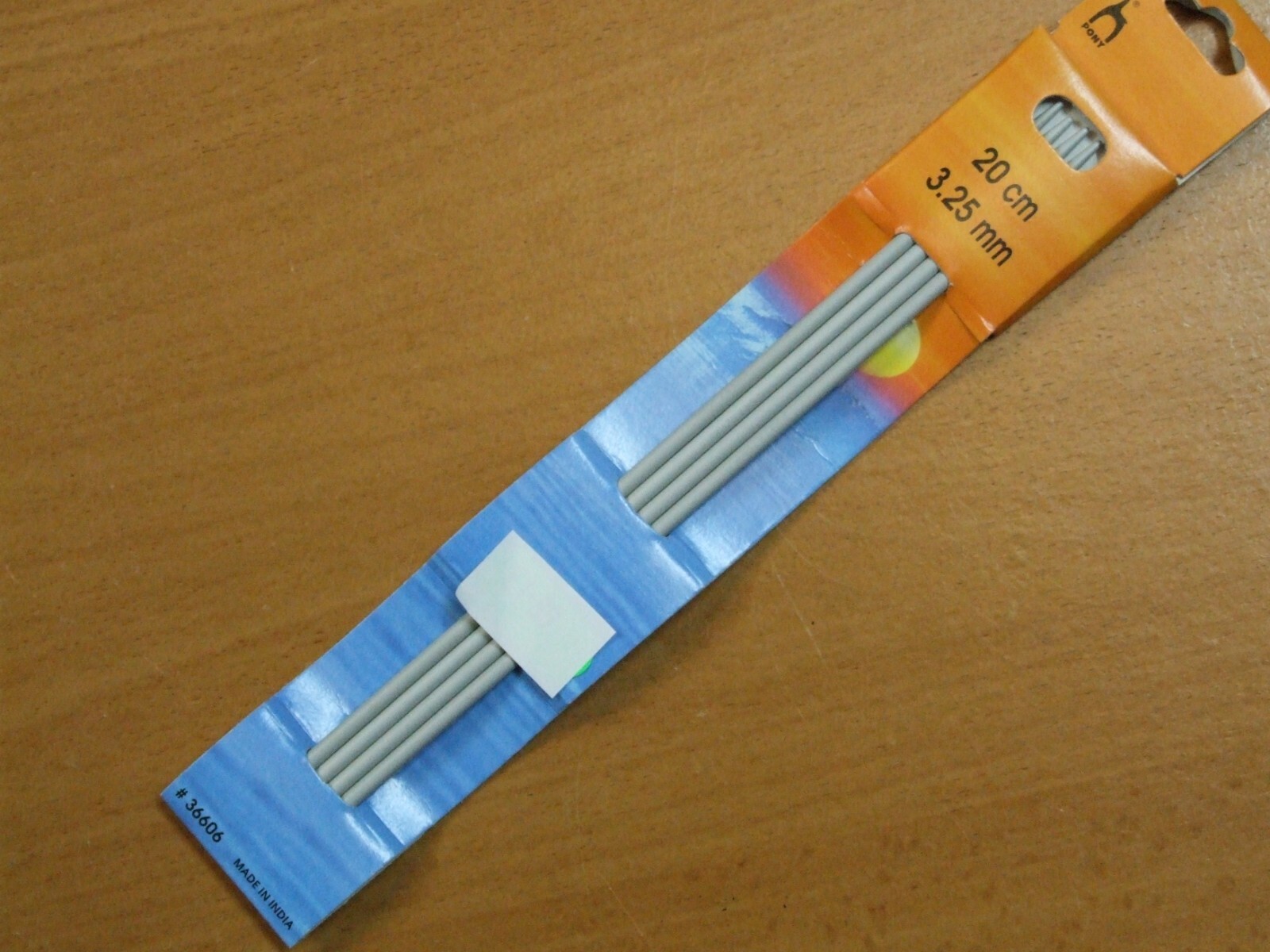 Pony Knitting Needle`s Double Pointed Set of Four 20 cm x 3.25 mm