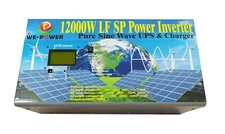 12000W SP Pure Sine Wave Solar Power Inverter 12VDC/110V,220VAC LCD/UPS/Charger