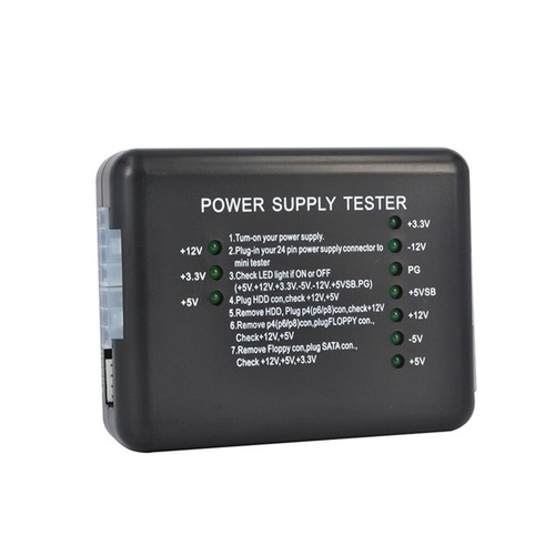 20/24 Pin for PSU ATX SATA Power Supply Tester LED Indication Diagnostic Tool - Afbeelding 6 van 6