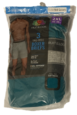 Fruit Of The Loom Men S 3 Pack Dual Defense No Pinch Waistband Boxer Briefs Ebay