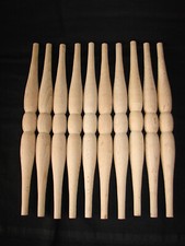 Raw Beech Wood Turned Baluster X 10 - Pillars Or Columns