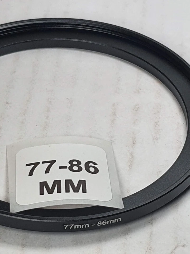 77-86mm Metal Step Up Adapter Ring 77mm Lens to 86mm Filter Converter E77-E86 - Image 4 of 4