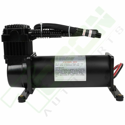 200PSI Air Compressor For Train Horns Air Horn Air Suspension Kit Black 12V - Picture 2 of 6