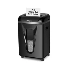 58dB Quiet Paper Shredder for Home Office, P-5 Micro Cut High Security, 5.8 G...