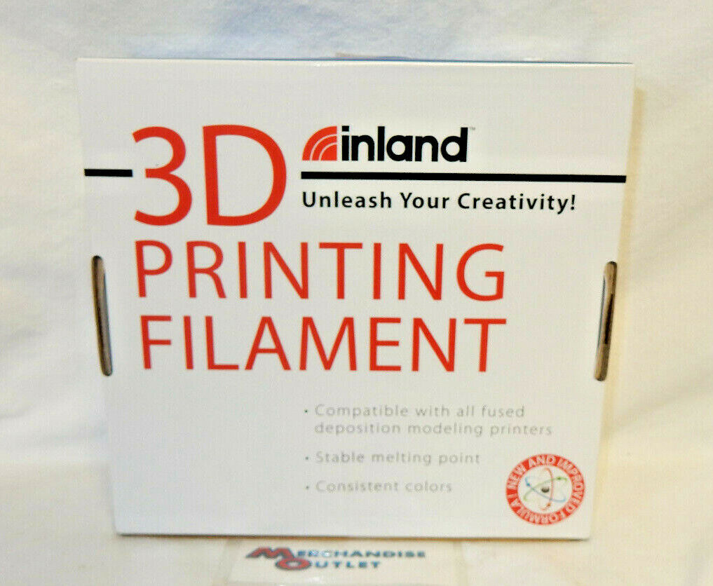 Inland 3D Printing Filament (1.75MM) Red 2.2 LBS