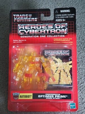 TRANSFORMER Heroes Cybertron PowerMaster OPTIMUS PRIME Figure Generation One NIP