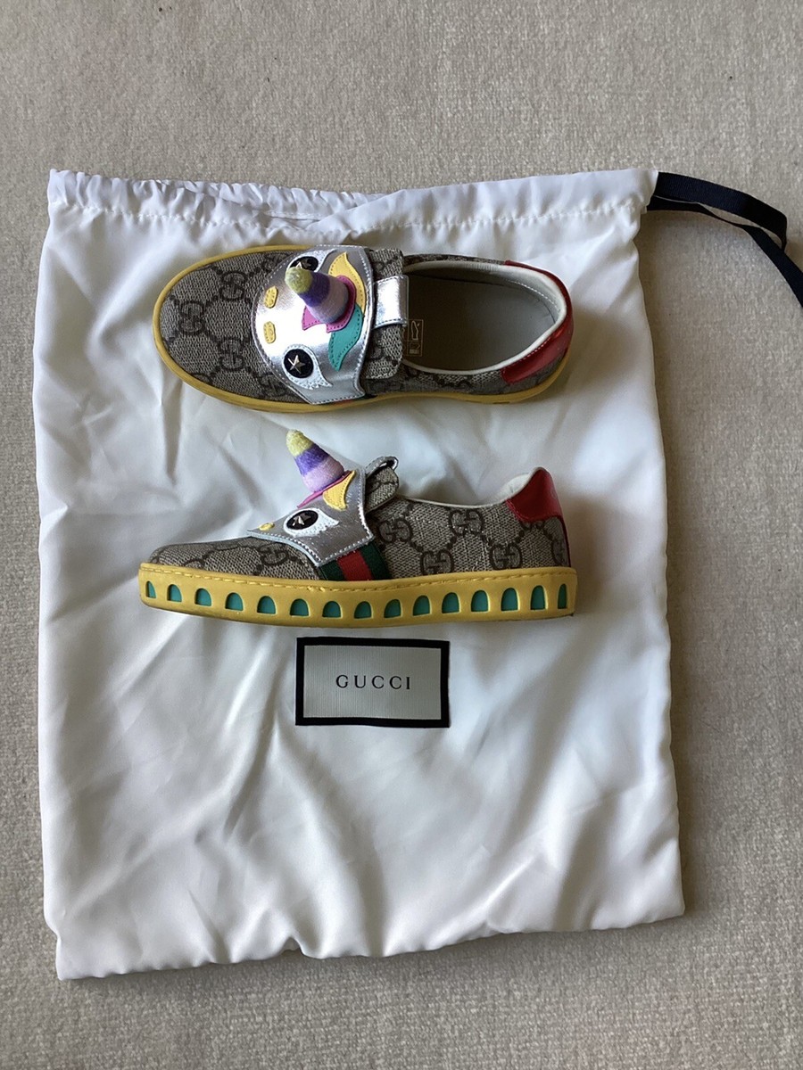 Gucci Unicorn Slip-on Sneakers, Kids Size 5 | eBay Gucci Unicorn Slip-on Sneakers, Kids Size 5 | eBay