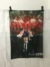 Bandiera gruppo flag band rock AC/DC Angus Young 97x69 cm Interno in tessuto