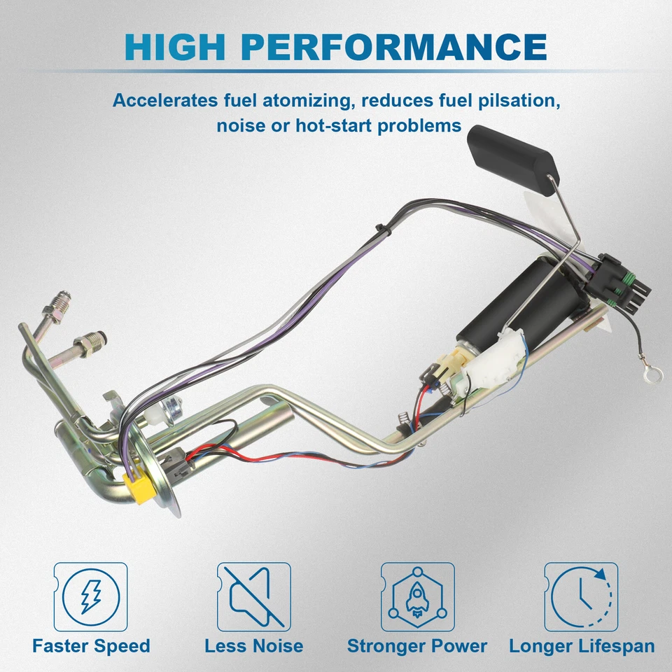 Bomba de combustible eléctrica para Chevy GMC C/K 1500 2500 3500 1996 1997 4,3/5,0/5,7/7,4 L Foto 3 de 4