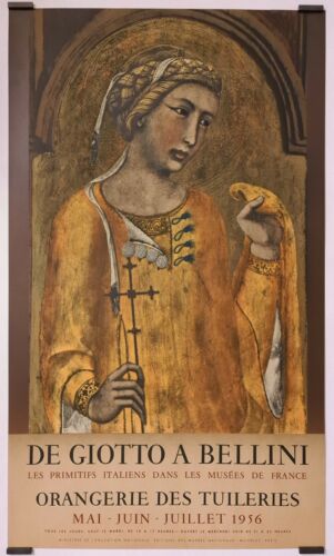 Giotto Bis Bellini 1956 Plakat Originell Religion Ausstellung - Bild 1 von 1