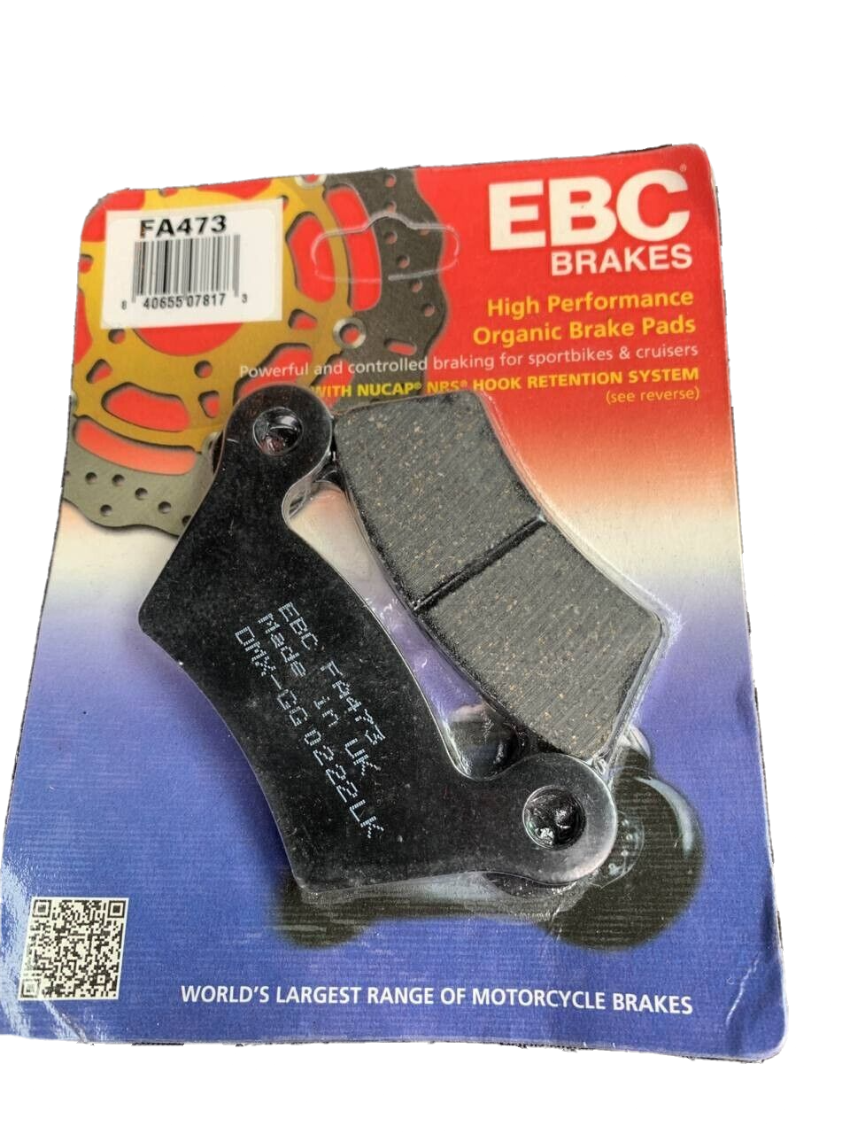EBC Bremsbeläge FA453TT - Hochleistungs-Bremsbelagsatz Neu