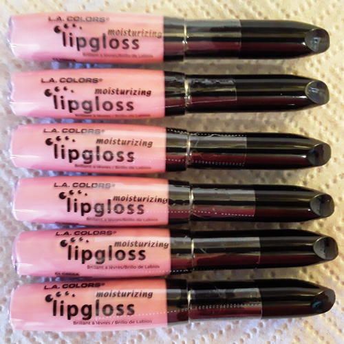 L.A.Colors Lucidalabbra Idratante Rosa Perla Lotto di 6 - CGL868