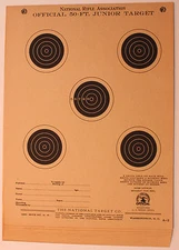 Original 1930s NRA Official 50-Ft Junior Target Lot of 10