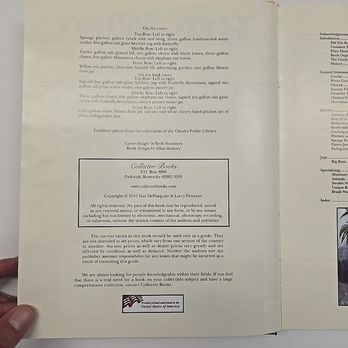 SIGNED Red Wing Stoneware Encyclopedia - Hardcover, by DePasquale Dan; Peterson - Picture 5 of 6