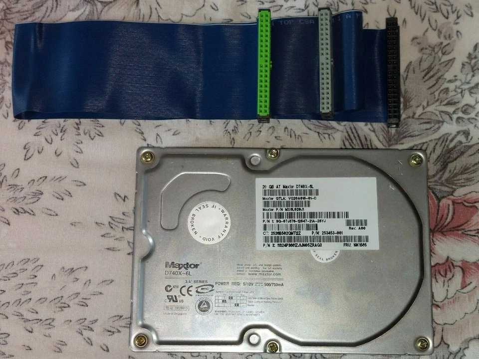 Maxtor D740X-6L (6L020J1) 20GB.ATA-133 2MB Buffer/3.5"Series 40-pin IDE Internal - Image 4 of 4