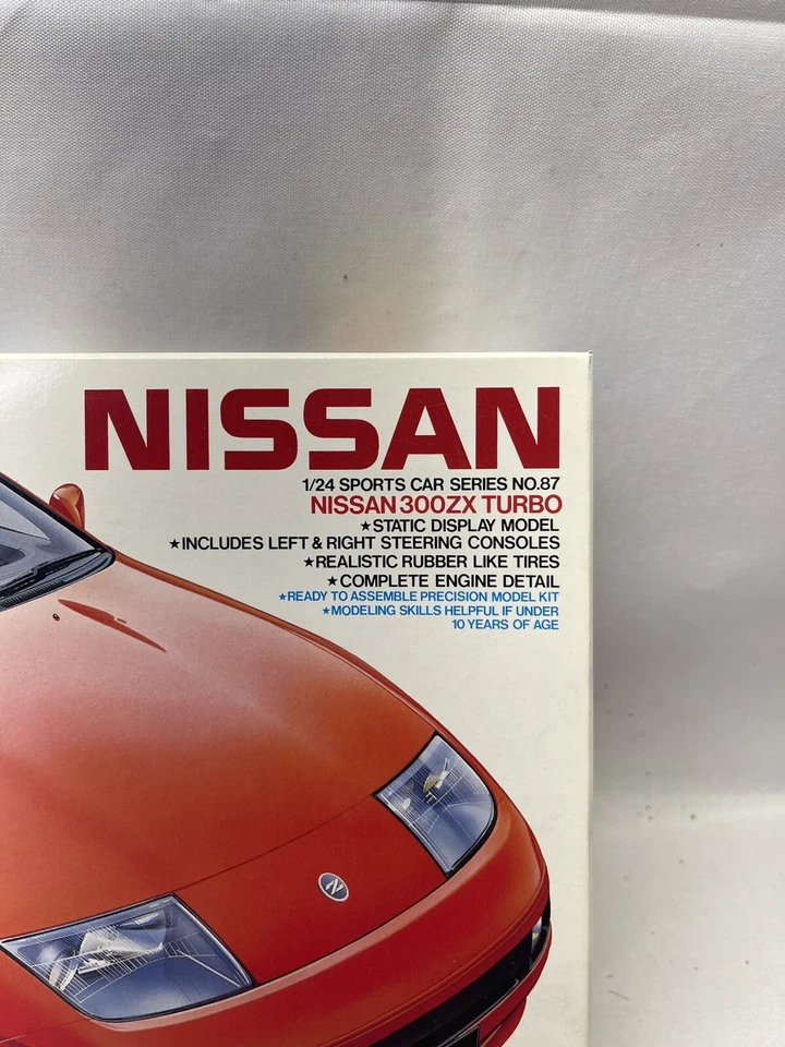 TAMIYA Nissan Fairlady Z300ZX turbo plastic model car 1/24 1989 Japan. Open Box - Image 3 of 4