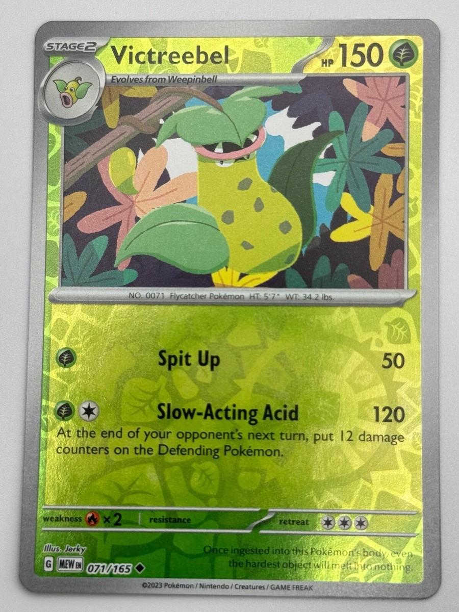 Pokemon TCG Card 151 Collection 071/165 Reverse Holo Victreebel | eBay