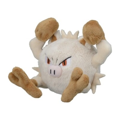 Pokemon Center Original Pokemon fit Mini Plush #56 Mankey doll Toy