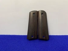 Colt 1911 Full-Size Smooth Dark Wood Pistol Grips – Vintage Style