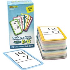 Subtraction Flash Cards - All Facts 0-12 TCR62028