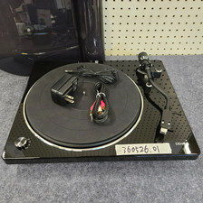 Denon DP-400 Turntable, Record Player, Black used  c
