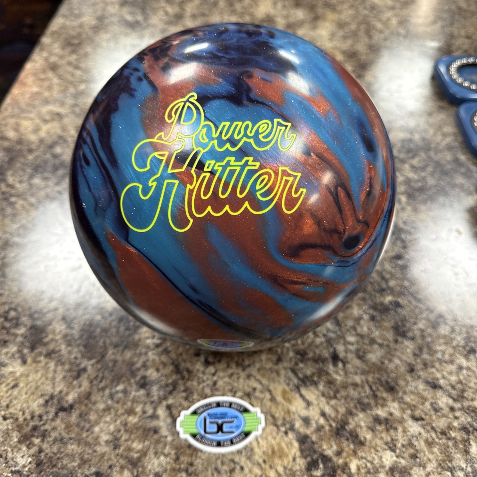15lb Radical Power Hitter Black/Caramel/Blue Bowling Ball NE