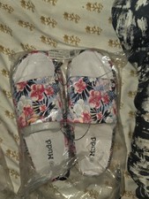Mudd Floral Slide Sandals Women's Size 10 Aloha-01FLP Multicolor Pool Sandals