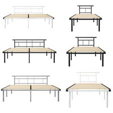 Bettgestell Einzelbett Bett Doppelbett Metallbett Bettrahmen Gästebett Metall
