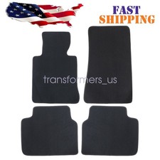 Floor Mats Carpet Replacement For 1999-2006 Bmw M3 3-series E46 Velour Anti-slip