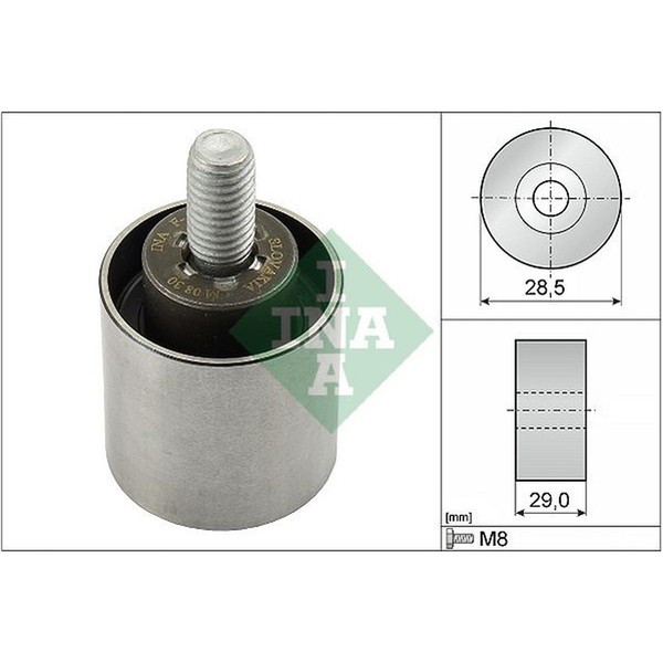 Schaeffler INA 532 0661 10 Umlenk-/FüHrungsrolle, Zahnriemen-image