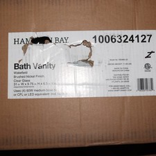 Wakefield 4-Light Modern Bathroom Vanity Light Brushed Nickel 31"