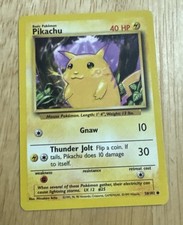 Pikachu 058/102 Base Set Regular for sale online | eBay