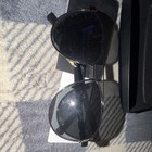 Versace Men’s Oval Sunglasses Black Metal Frame Gray Tinted Lenses — photo 2