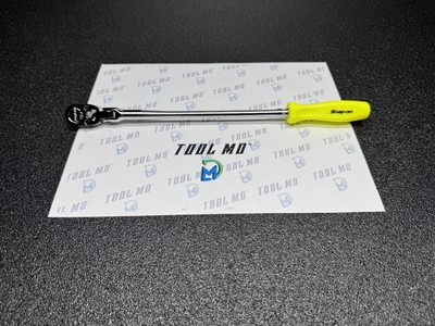 #ad Snap on Tools HI VIZ YELLOW 1 4quot; Drive Extra Long Flex Head Ratchet THLLFD72HV $249.95