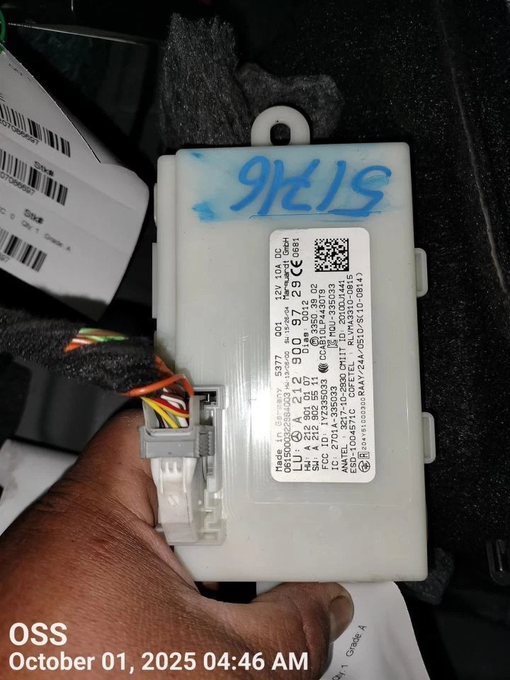 CHASIS CONTROL MODULE 212 900 97 29 2015-2020 MERCEDES-BENZ GLA250 Foto 2 de 4