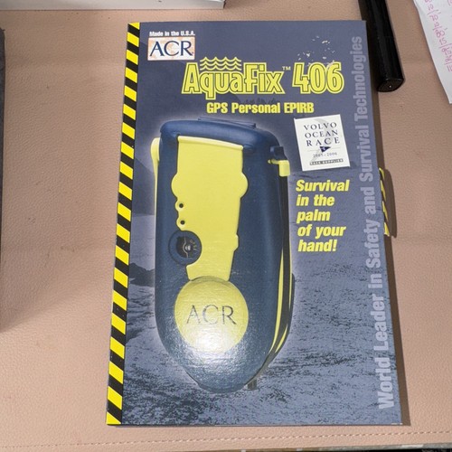 ONE (1) ACR AQUAFIX 406 MHz GPS P-EPIRB I/O PERSONAL LOCATOR BEACON MODEL 200